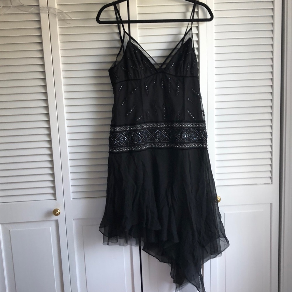 Vintage Y2K drop waist mini dress